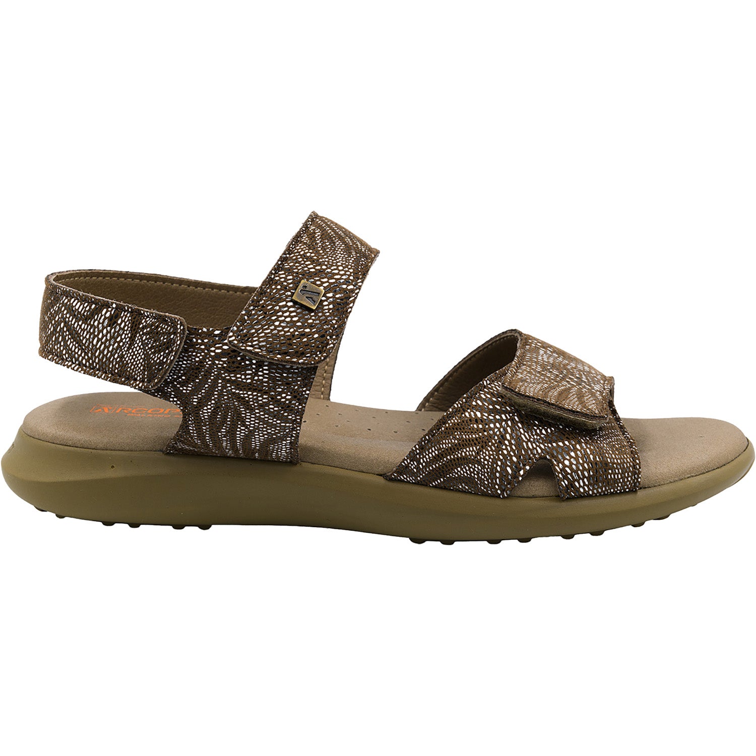 Womens Arcopedico Arcopedico Corbett Women's Sandals Cacao Palm Cacao Palm