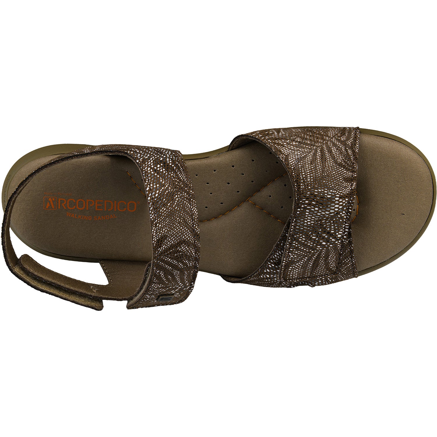 Womens Arcopedico Arcopedico Corbett Women's Sandals Cacao Palm Cacao Palm