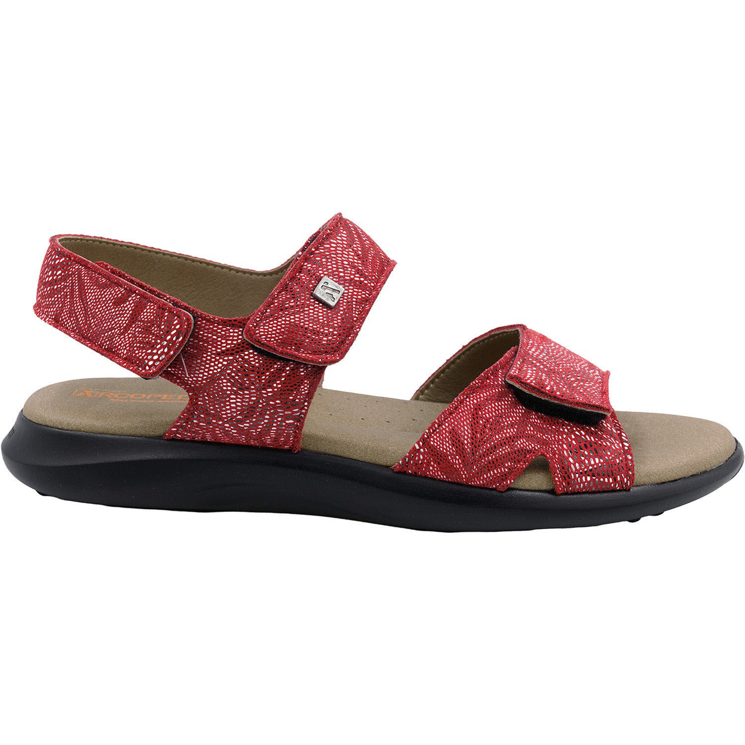 Womens Arcopedico Arcopedico Corbett Women's Sandals Red Palm Red Palm