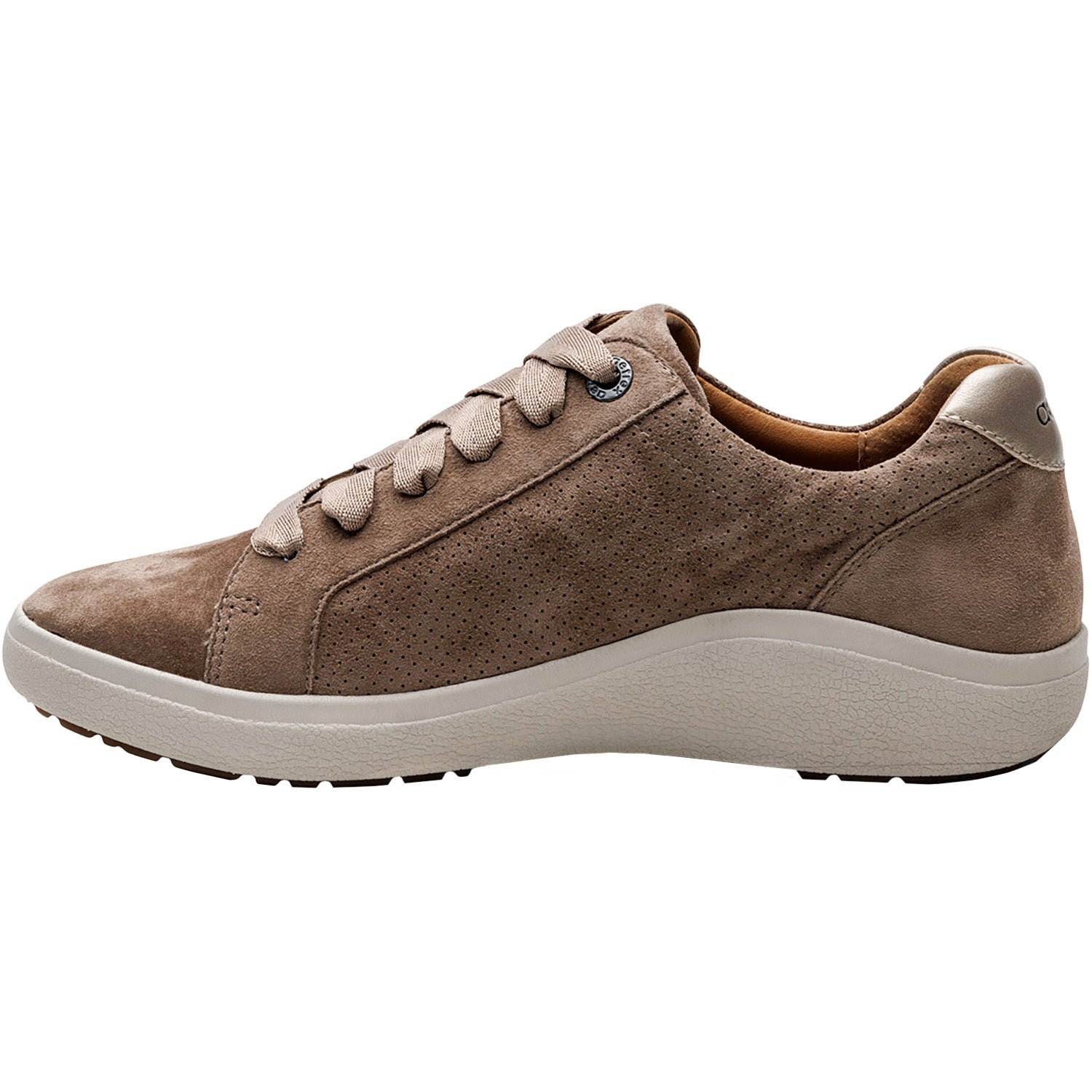 Womens Aetrex Aetrex Courtney Women's Lace Up Shoes Taupe Suede Taupe Suede