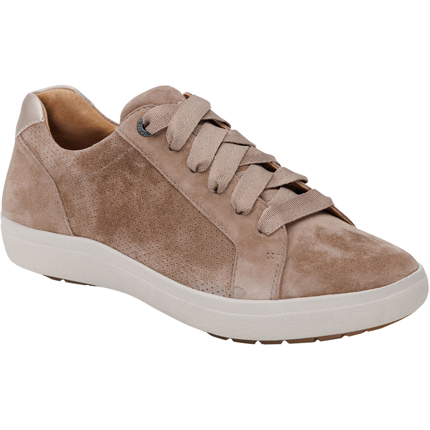 Womens Aetrex Aetrex Courtney Women's Lace Up Shoes Taupe Suede Taupe Suede