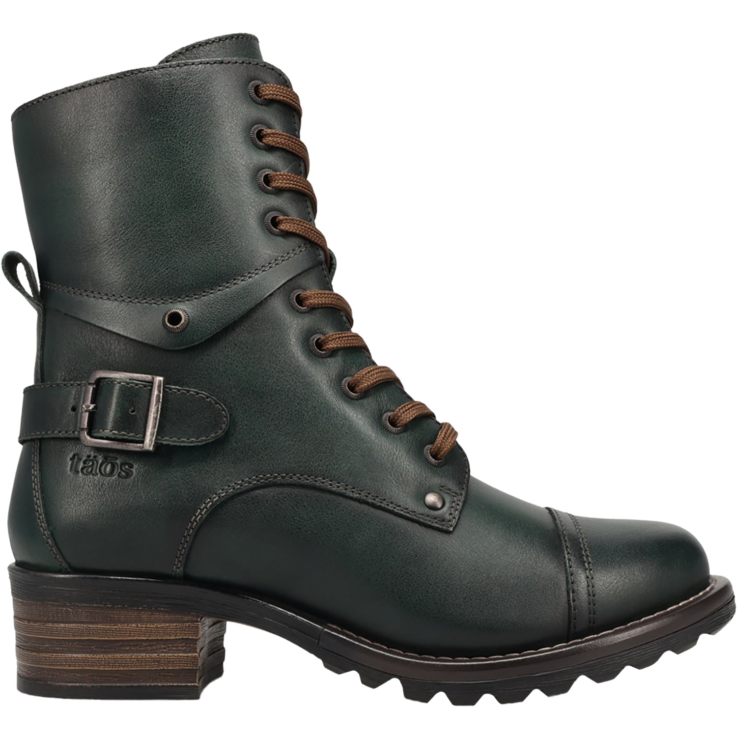 Womens Taos Women's Taos Crave Classic Deep Teal Green Softy Leather Deep Teal Green