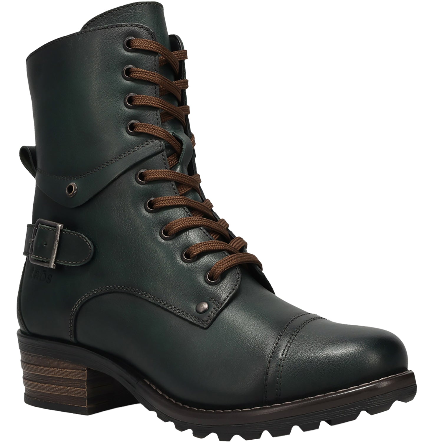 Womens Taos Women's Taos Crave Classic Deep Teal Green Softy Leather Deep Teal Green