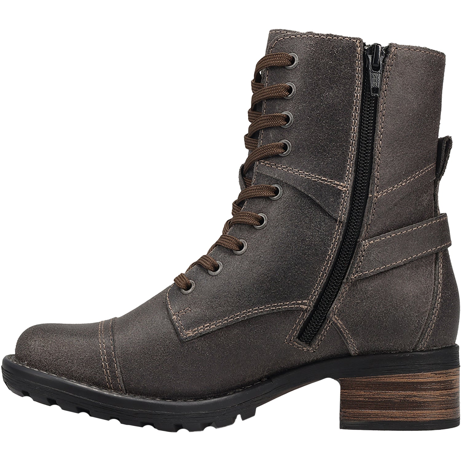 Womens Taos Taos Crave Women's Mid Boots Charcoal Ruff Out Charcoal Ruff Out
