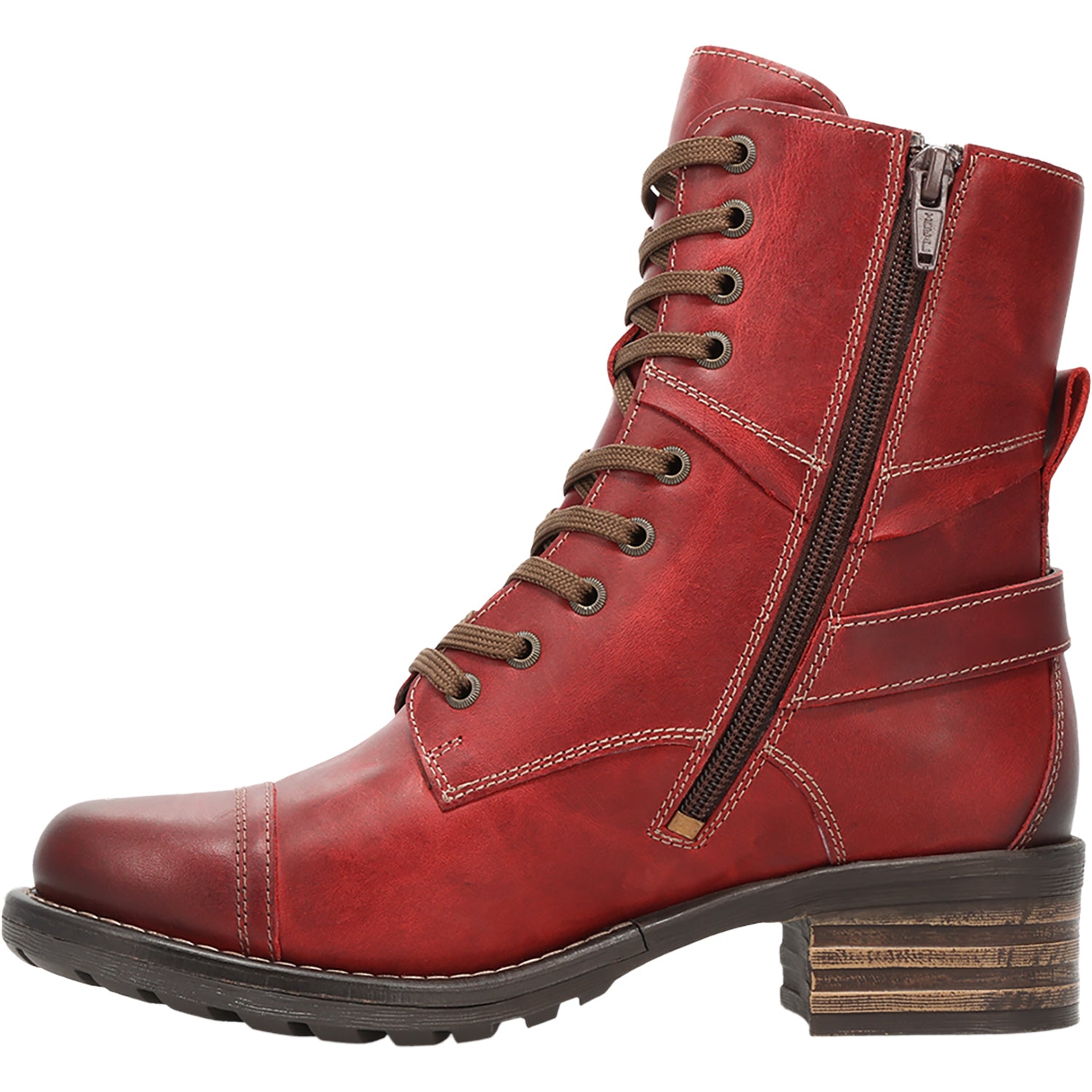 Womens Taos Taos Crave Women's Boots Red Vintage Leather Red Vintage Leather