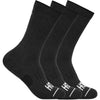 Mens Hoka one one Hoka Crew Run 3-Pack Men's Socks Black Black