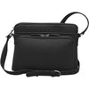 Womens Ili new york ili New York Crossbody Organizer Black Leather Black Leather