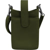 Womens Ili new york ili New York Crossbody Phone Pouch Pesto Green Leather Pesto Green Leather