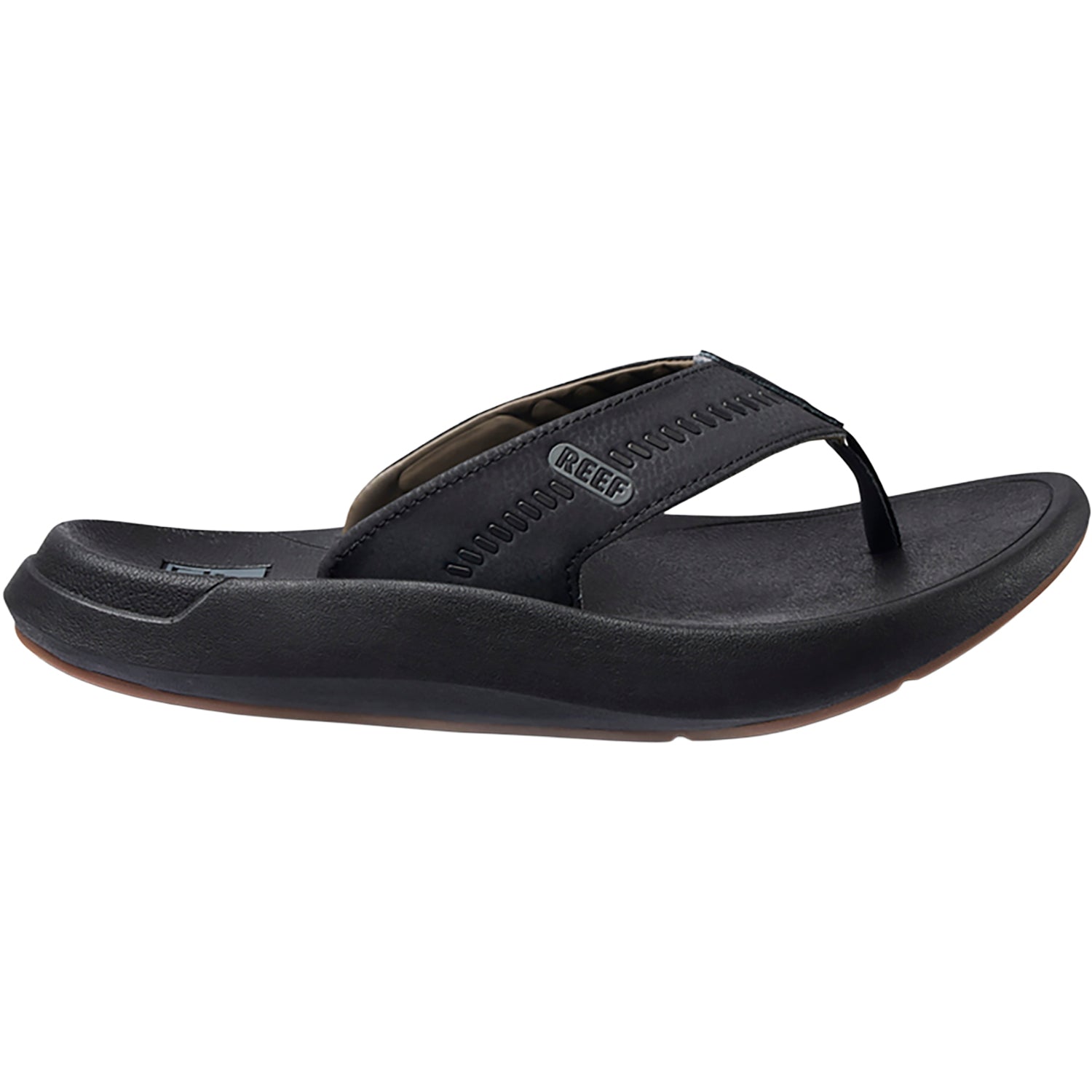 Mens Reef Reef Cruiser Men's Recovery Slide Sandals Sandals Black/Grey Black/Grey