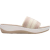 Womens Clarks Women's Clarks Cloudsteppers Arla Hollis Sand Combi Knit Synthetic Sand Combi Knit Synthetic
