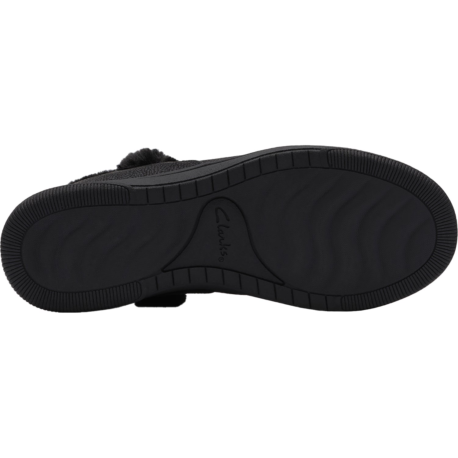 Women's Clarks Cloudsteppers Breeze Fur Black Combi – Footwear etc.