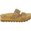 Womens Reef Women's Reef Cushion Vista Hi Chocolate Raffia Synthetic Chocolate Raffia Synthetic
