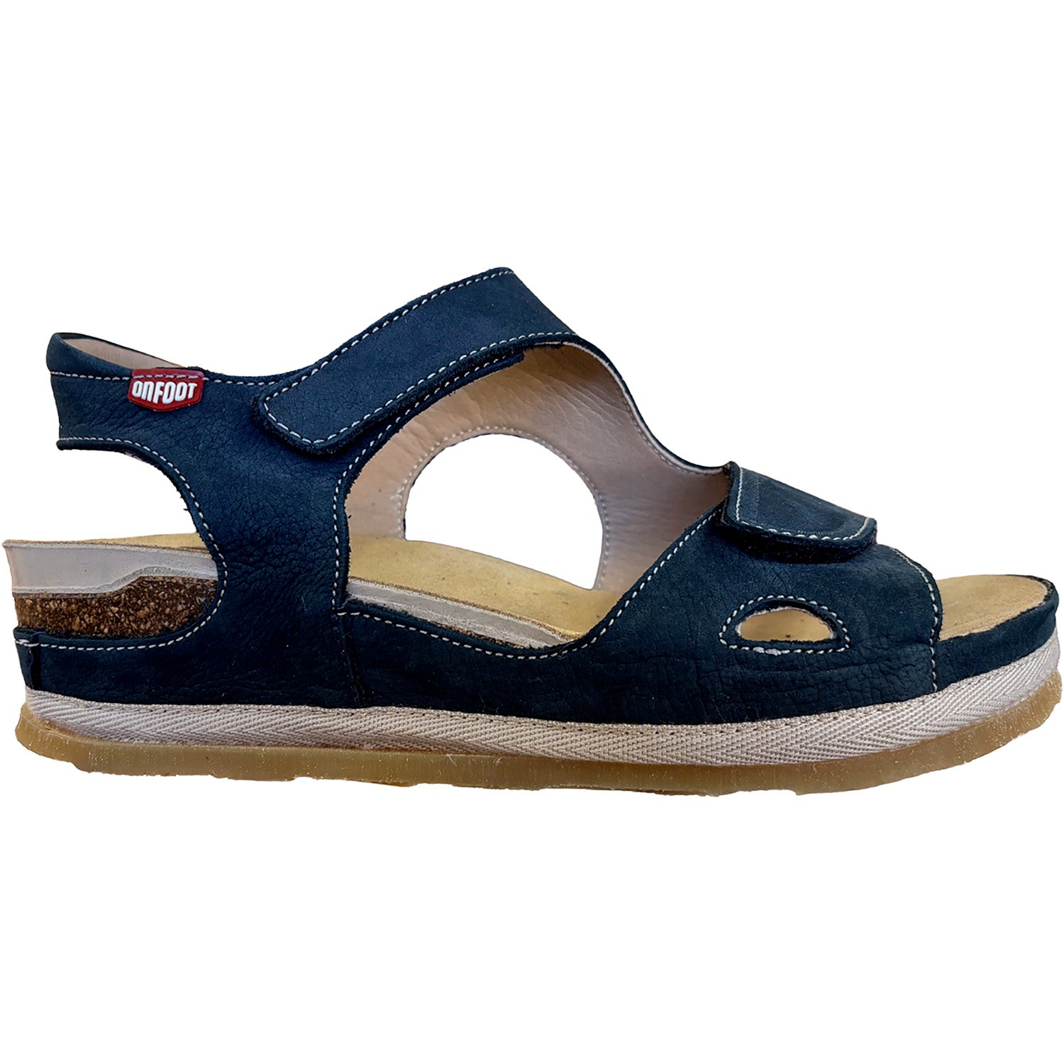 Womens On foot OnFoot Cynara 255 Women's Sandals Marino Nubuck Marino Nubuck