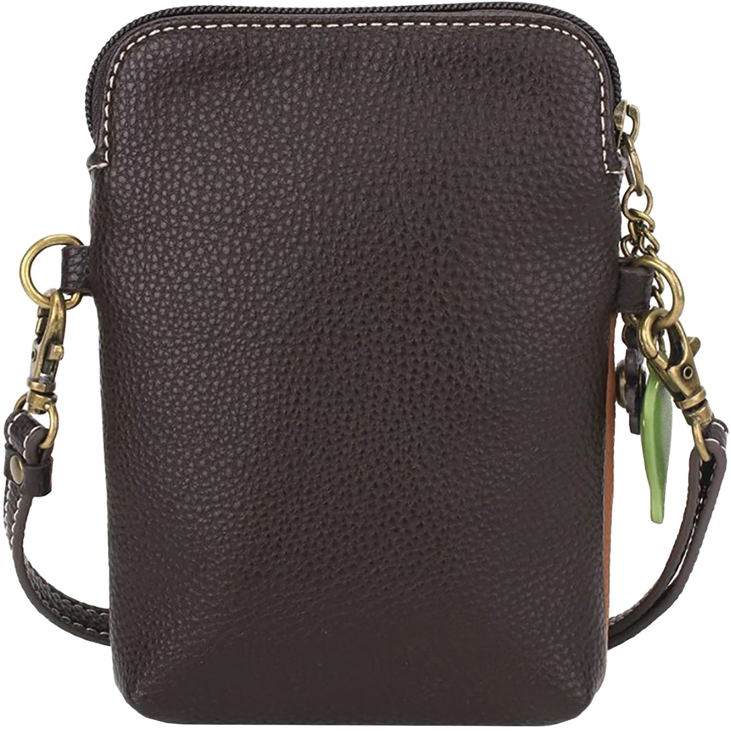 Chala Chala Cactus Cellphone Crossbody Handbag Brown Brown