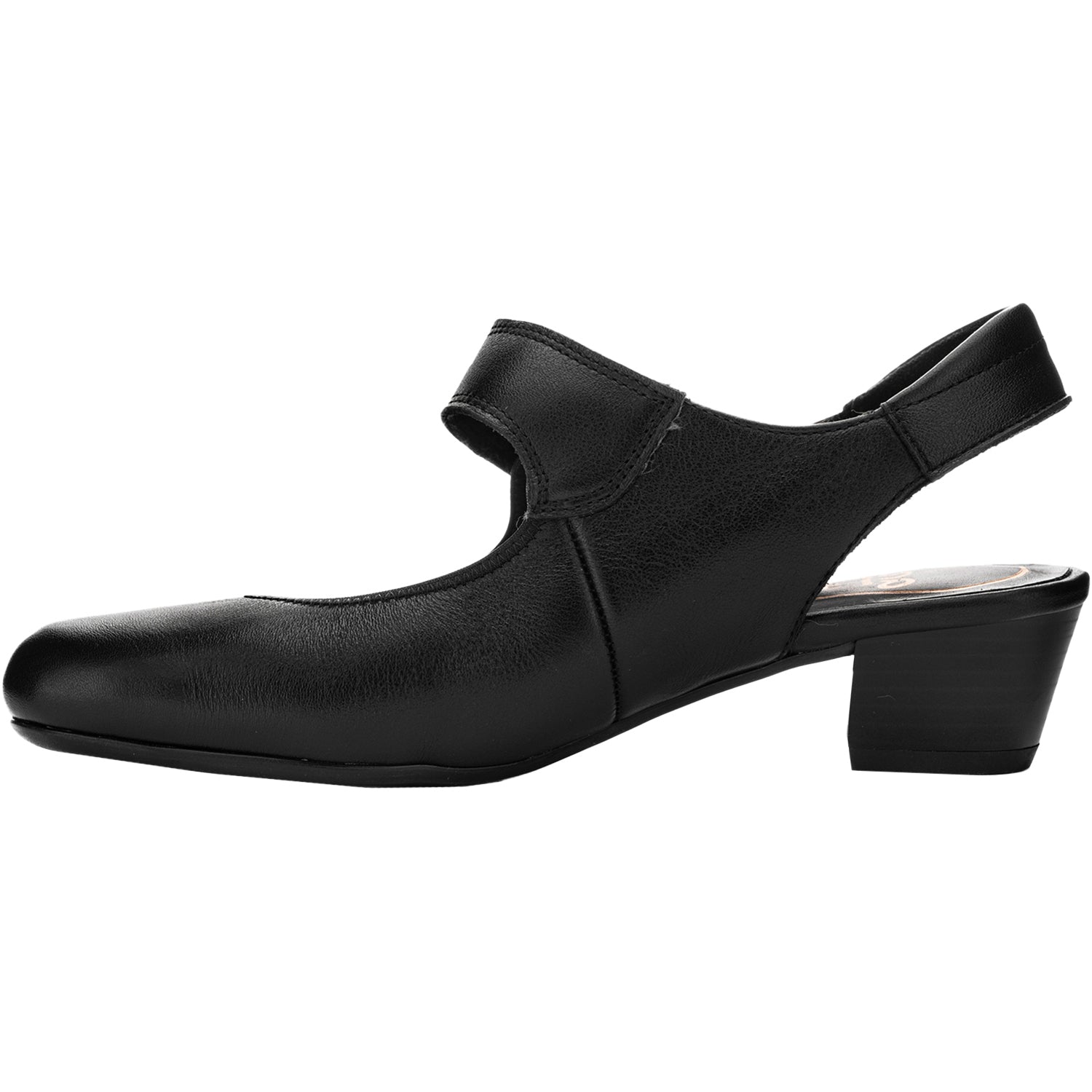 Womens Ara shoes Ara Calico 2 Sling Women's Dress Heels Black Calf Leather Black Calf Leather