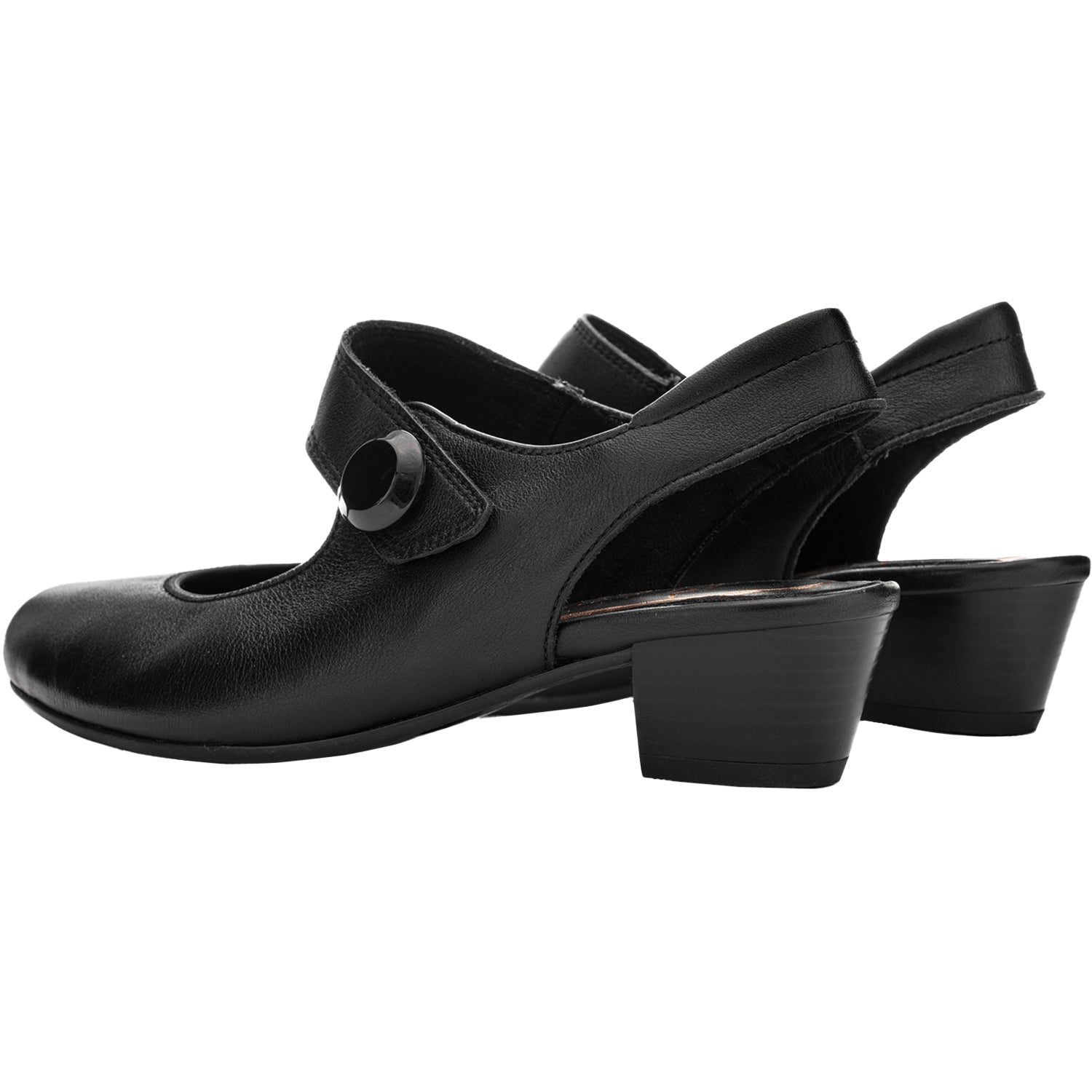 Womens Ara shoes Ara Calico 2 Sling Women's Dress Heels Black Calf Leather Black Calf Leather