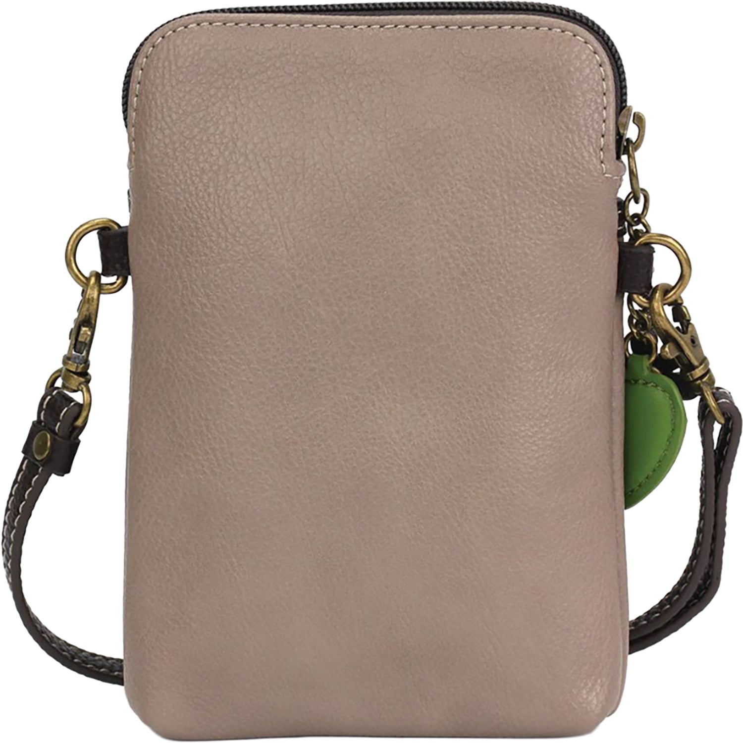 Womens Chala Chala Calla Lily Cellphone Crossbody Handbag Warm Gray Warm Gray