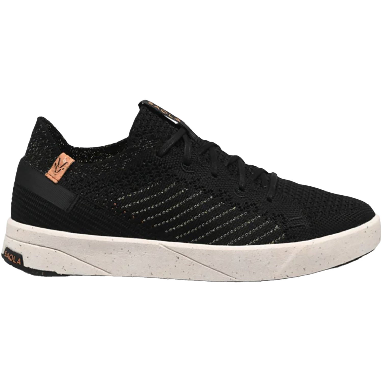Womens Saola Women's Saola Cannon Knit 3 Black/Gold Black/Gold