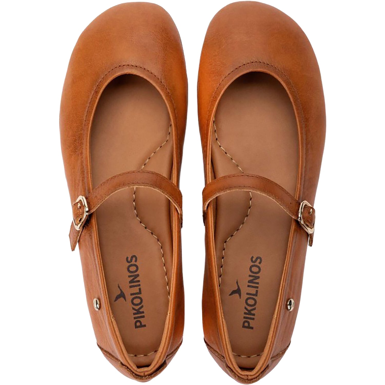 Womens Pikolinos Pikolinos Carmona W2S-2655CO Women's Casual Flats Brandy Leather Brandy Leather