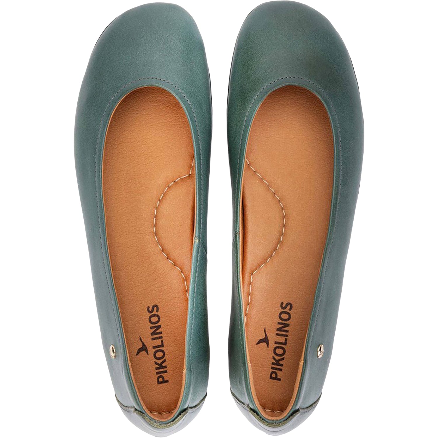Womens Pikolinos Pikolinos Carmona W2S-2655C1 Women's Casual Flats Jade Leather Jade Leather