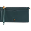 Womens Hobo Hobo Carte Card Travel Case Wallet Pine Needle Smooth Leather Pine Needle Smooth Leather