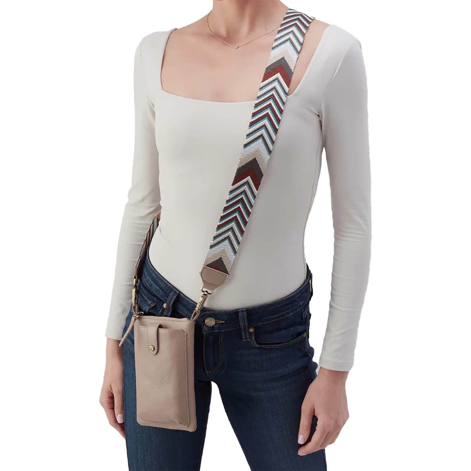 Womens Hobo Hobo Cass Phone Crossboby Handbag Warm Adobe Pebbled Leather Warm Adobe Pebbled Leather