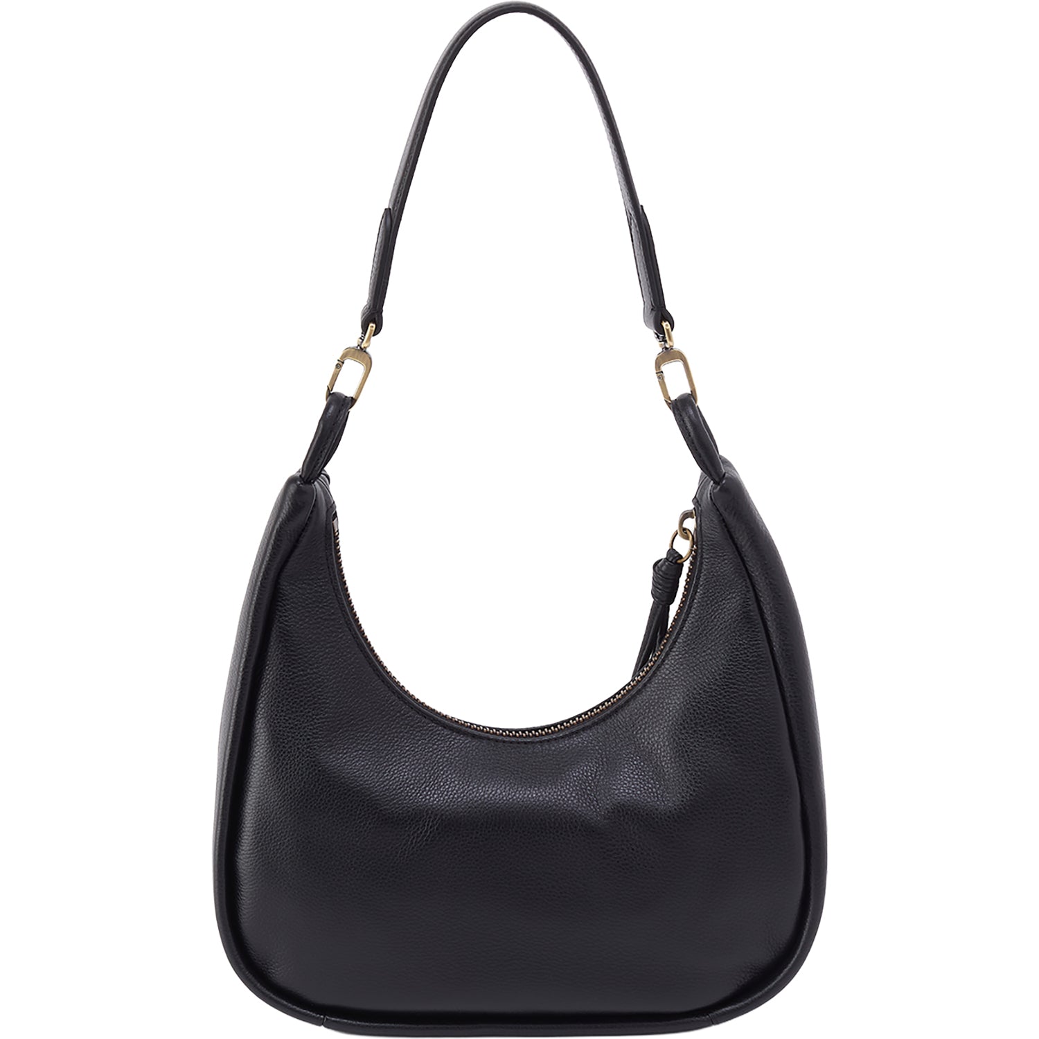 Womens Hobo Hobo Cass Small Shoulder Handbag Black Pebbled Leather Black Pebbled Leather