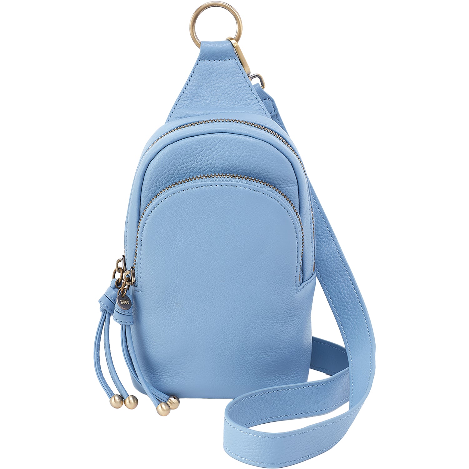 Womens Hobo Hobo Cass Small Sling Handbag Seabreeze Pebbled Leather Seabreeze Pebbled Leather