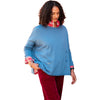 Womens Mersea Mersea Catalina Crewneck Sweater Women's Long Sleeve Top Blue Dusk Blue Dusk