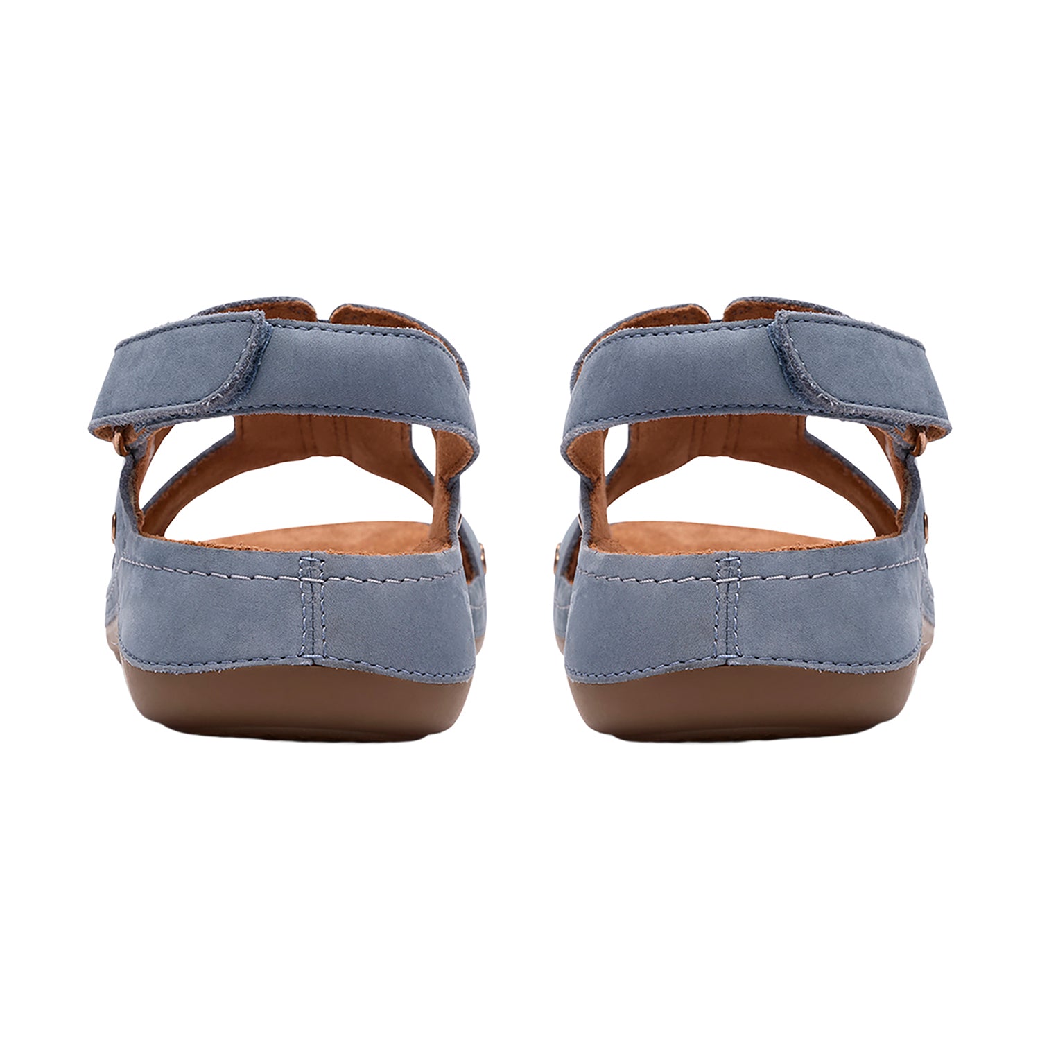 Womens Clarks Clarks Cecily Sun Women's Sandals Denim Blue Nubuck Denim Blue Nubuck