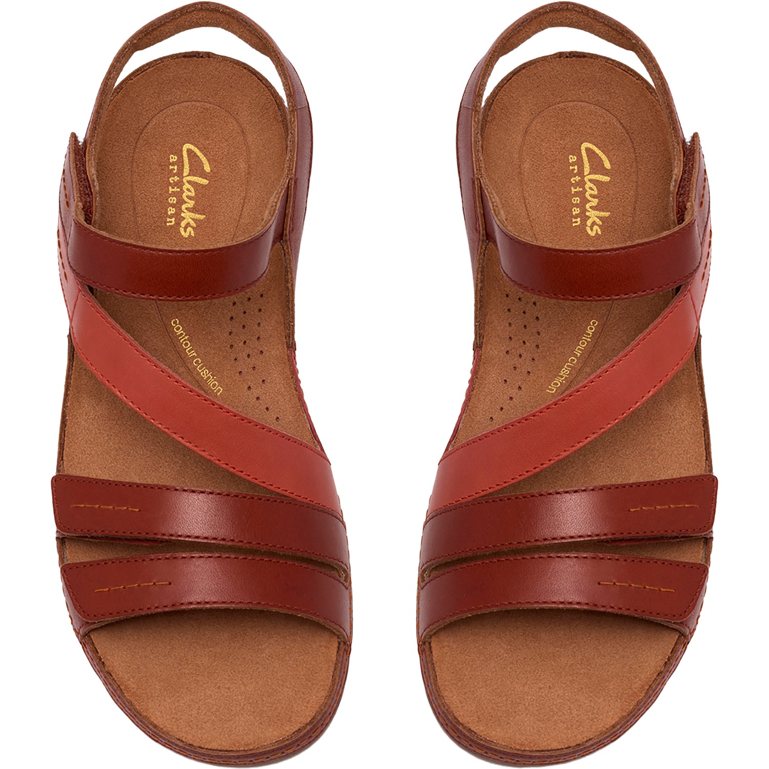 Womens Clarks Clarks Cecily Mix Women's Shoes Burnt Orange Combi Burnt Orange Combi