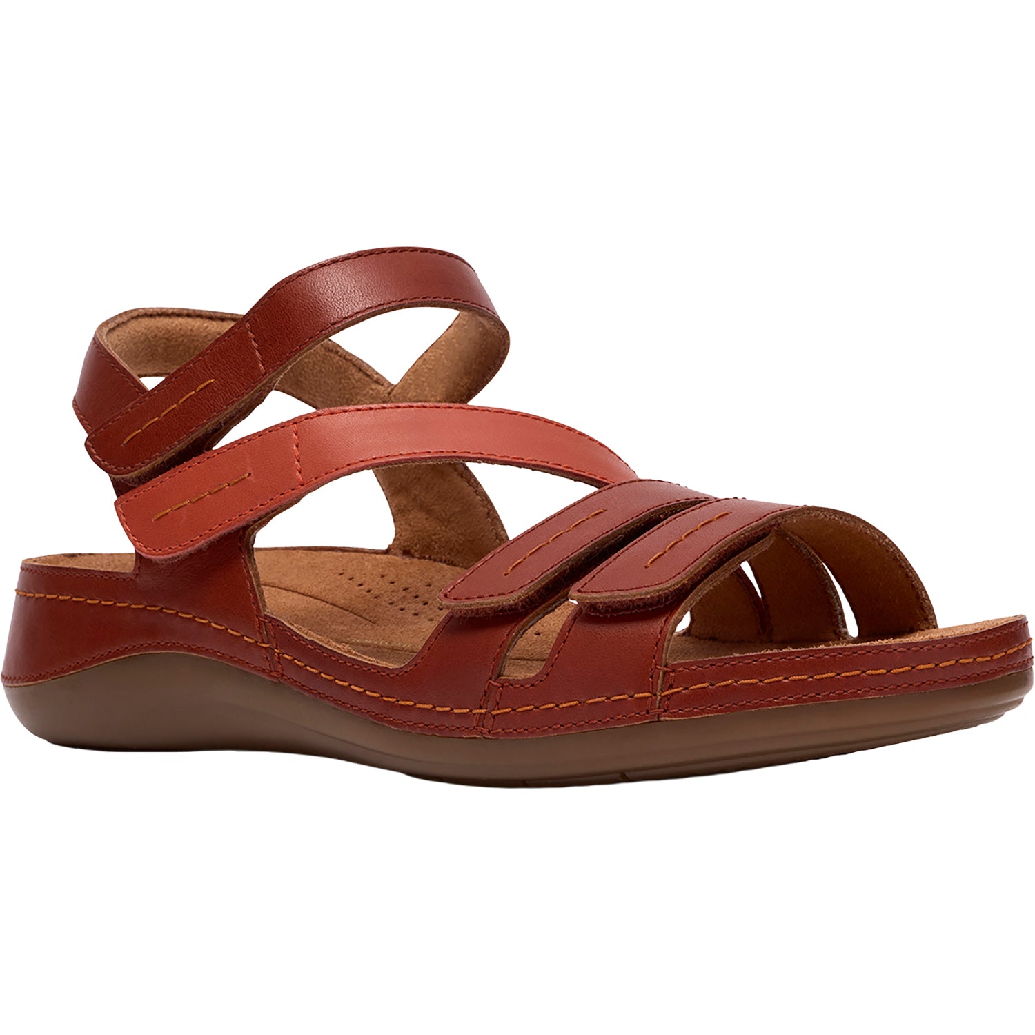 Womens Clarks Clarks Cecily Mix Women's Shoes Burnt Orange Combi Burnt Orange Combi