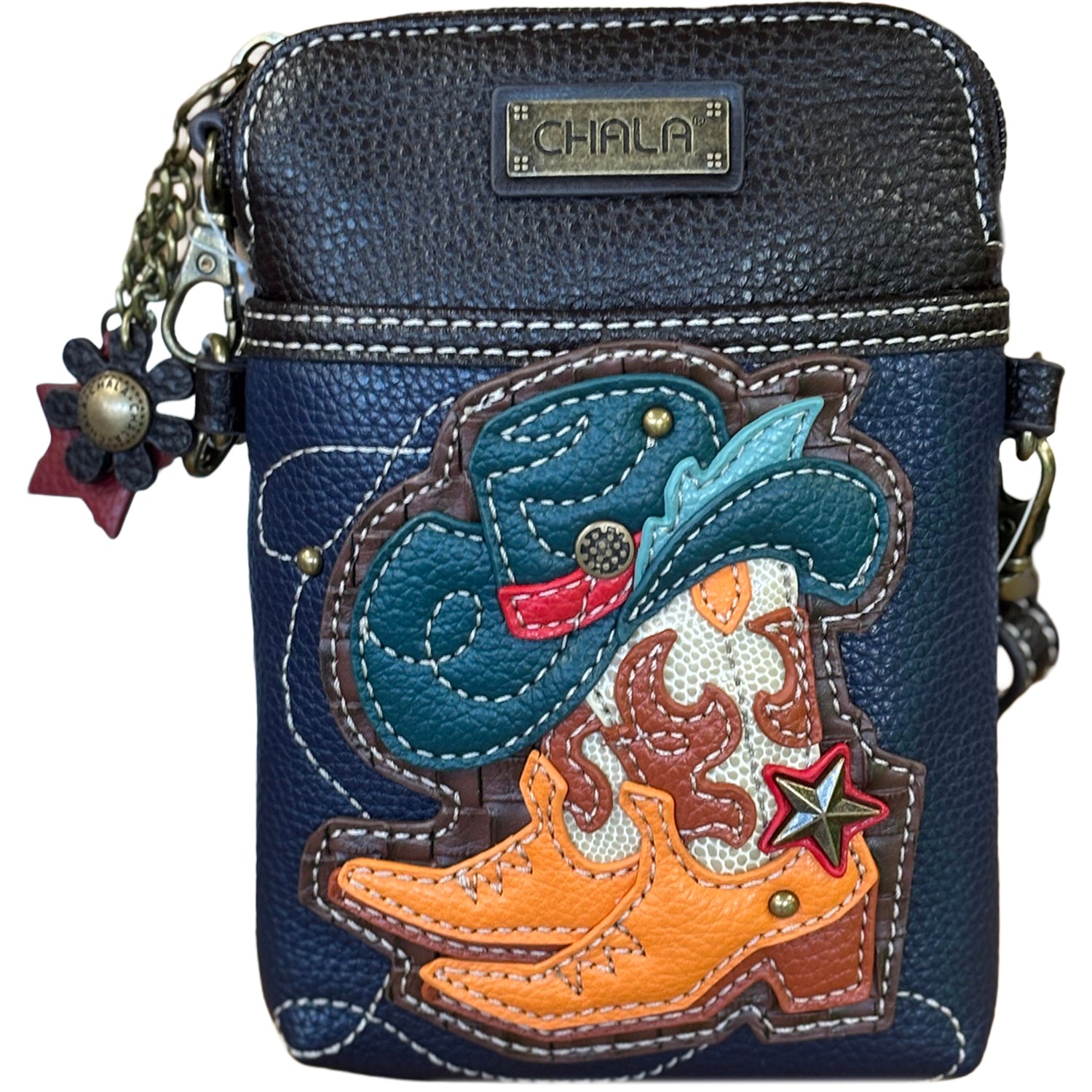 Womens Chala Chala Cowboy Cellphone Crossbody Handbag Navy Navy