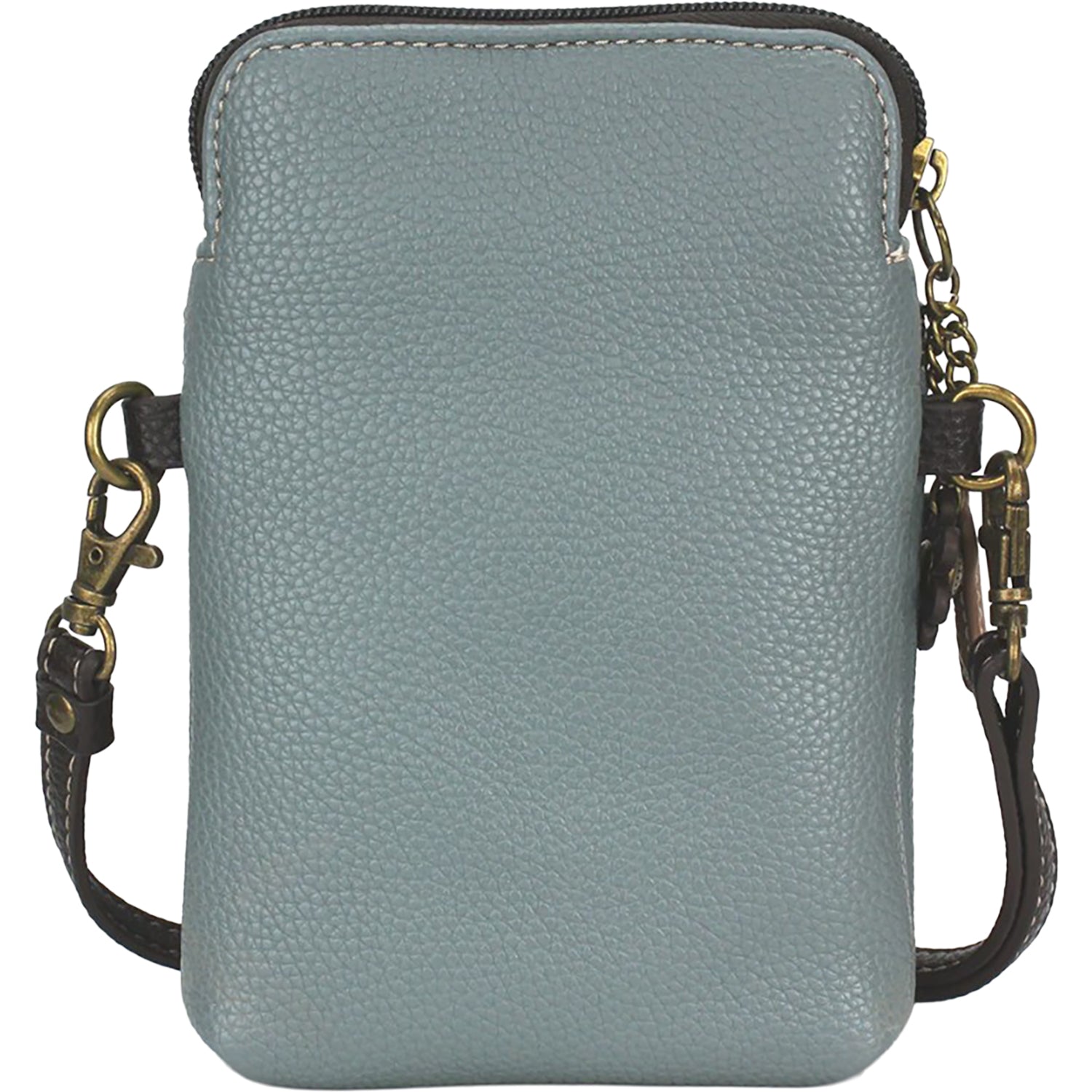 Womens Chala Chala Jack Russell Cellphone Crossbody Handbag Blue Grey Blue Grey
