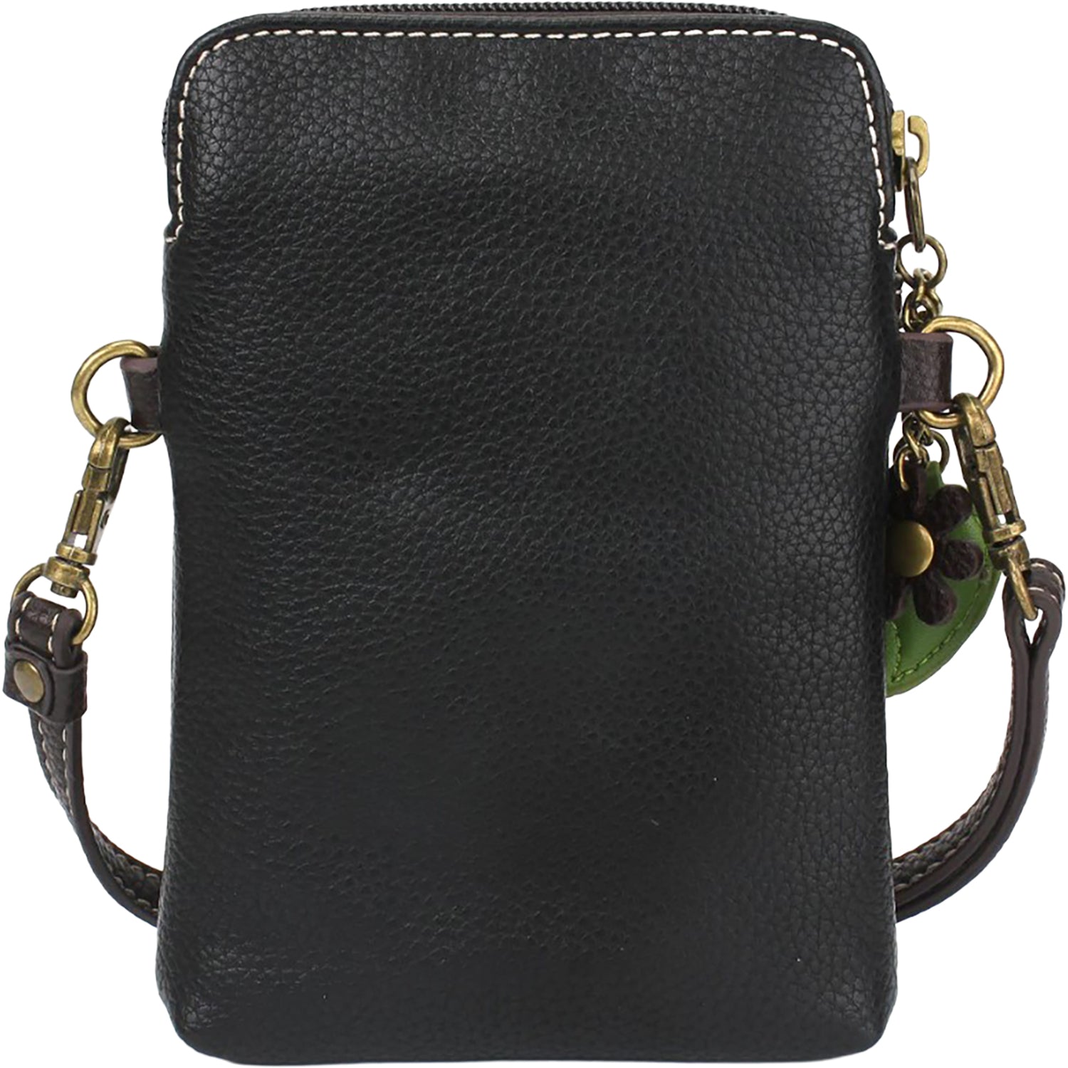 Womens Chala Chala Mushrooms Cellphone Crossbody Handbag Black Black