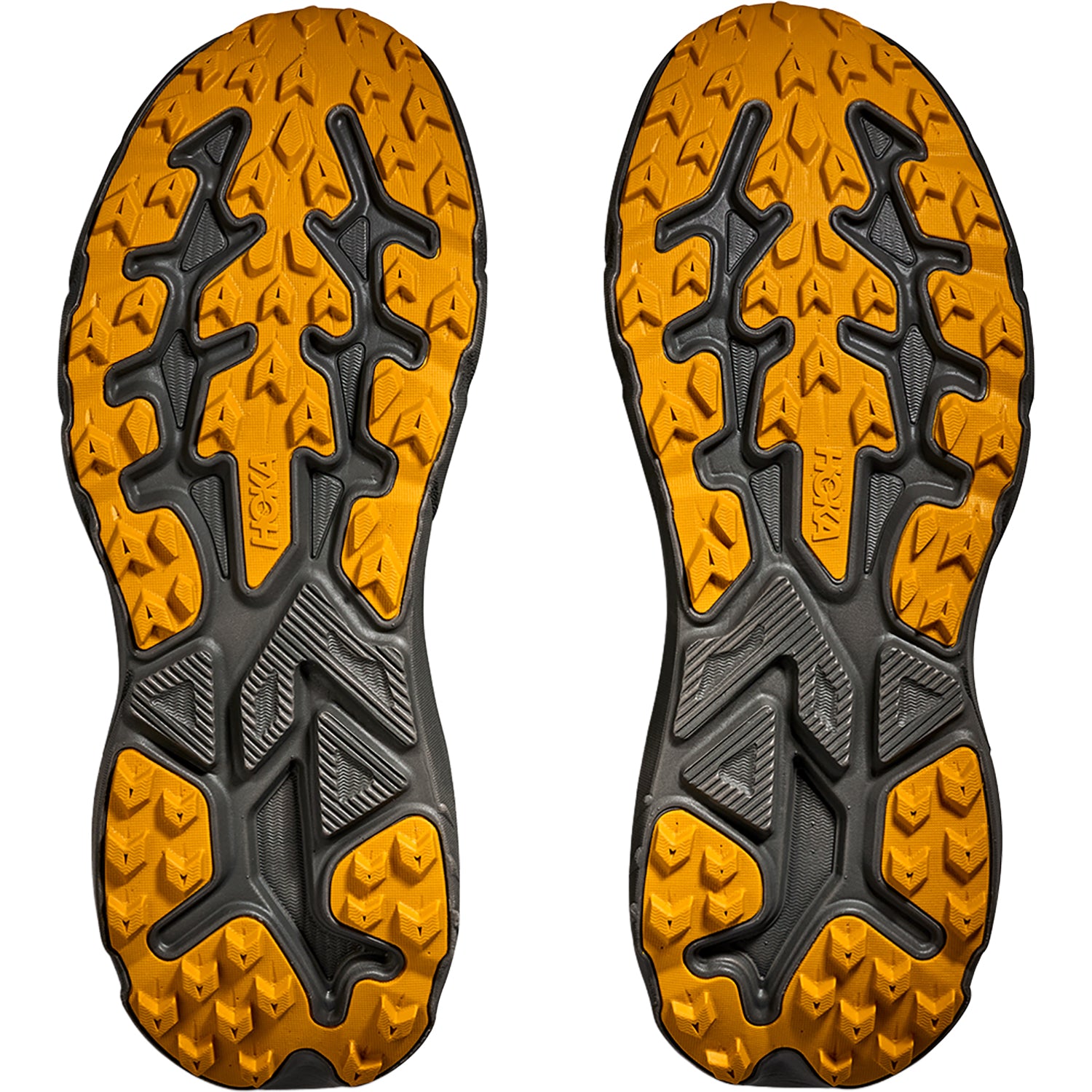 Mens Hoka one one Hoka Challenger 8 GTX (Neutral Support) Men's Athletic Shoes Trail Running Asphalt Grey/Varsity Yellow Asphalt Grey/Varsity Yellow