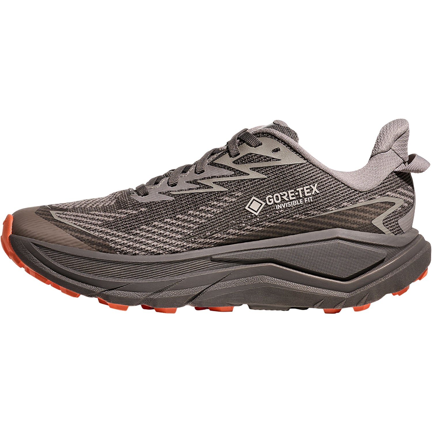 Womens Hoka one one Hoka Challenger 8 GTX (Neutral Support) Women's Athletic Shoes Trail Hiking Shoes Cement/Gravel Cement/Gravel