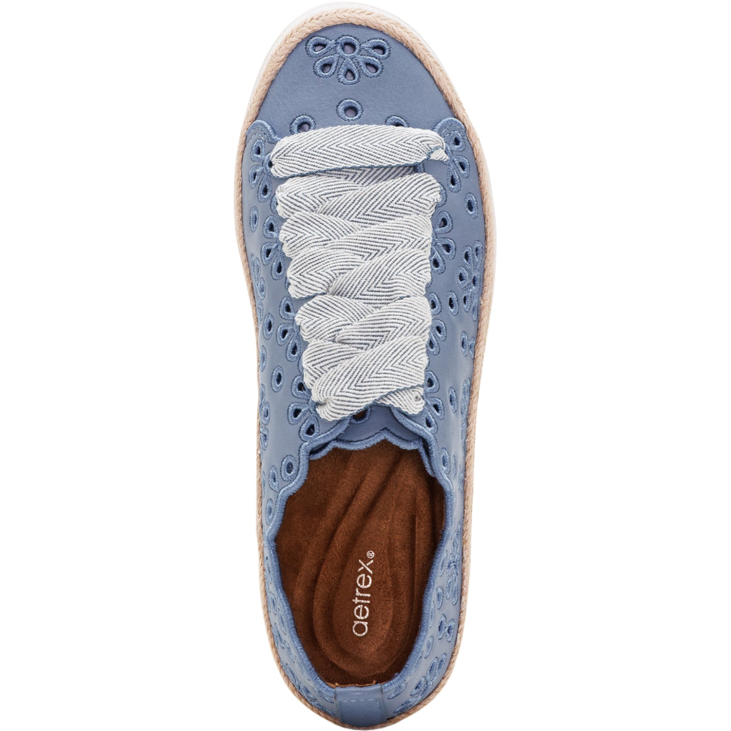 Womens Aetrex Aetrex Charlotte Women's Sneaker Hazy Blue Hazy Blue