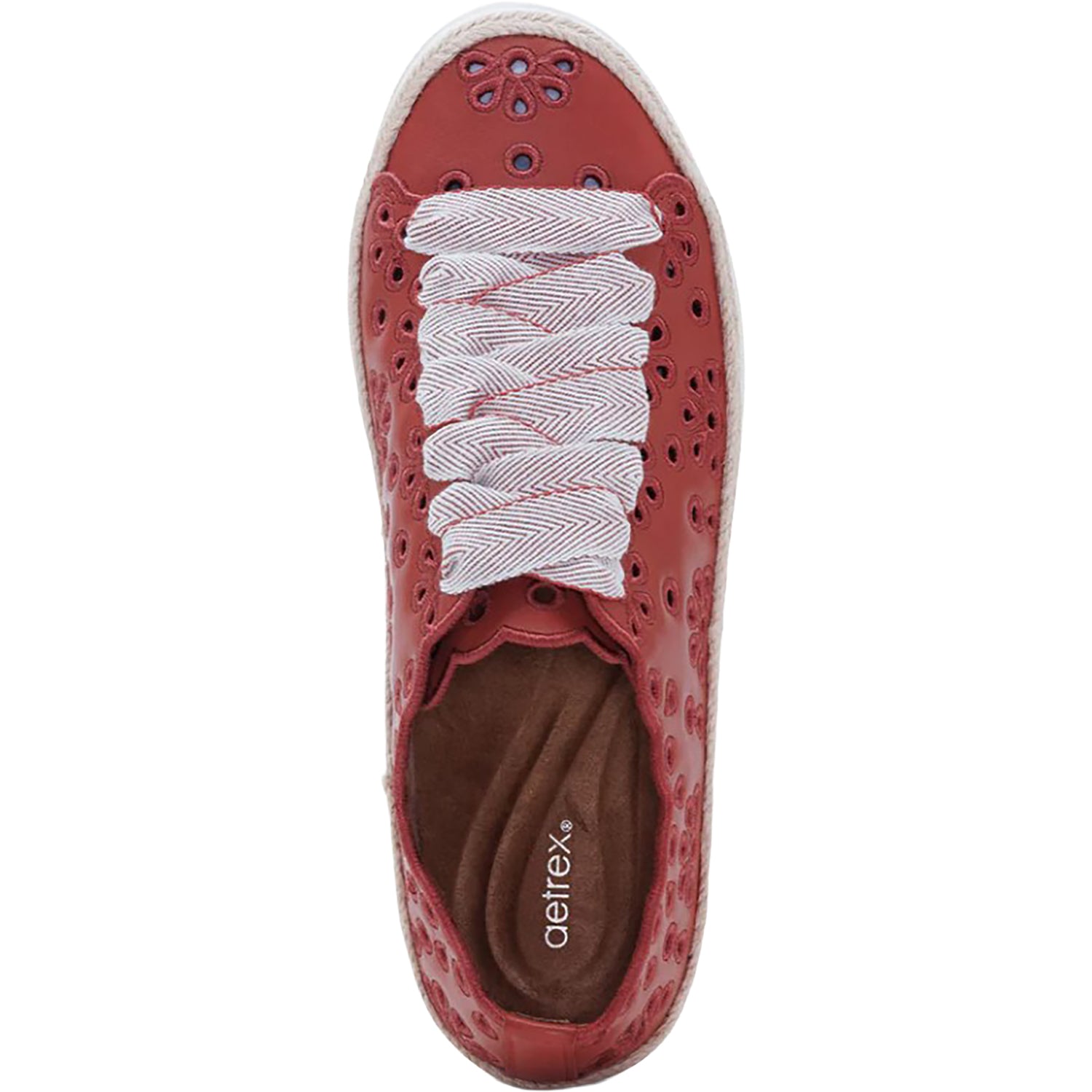Womens Aetrex Aetrex Charlotte Women's Casual Lace-Ups Terracotta Terracotta