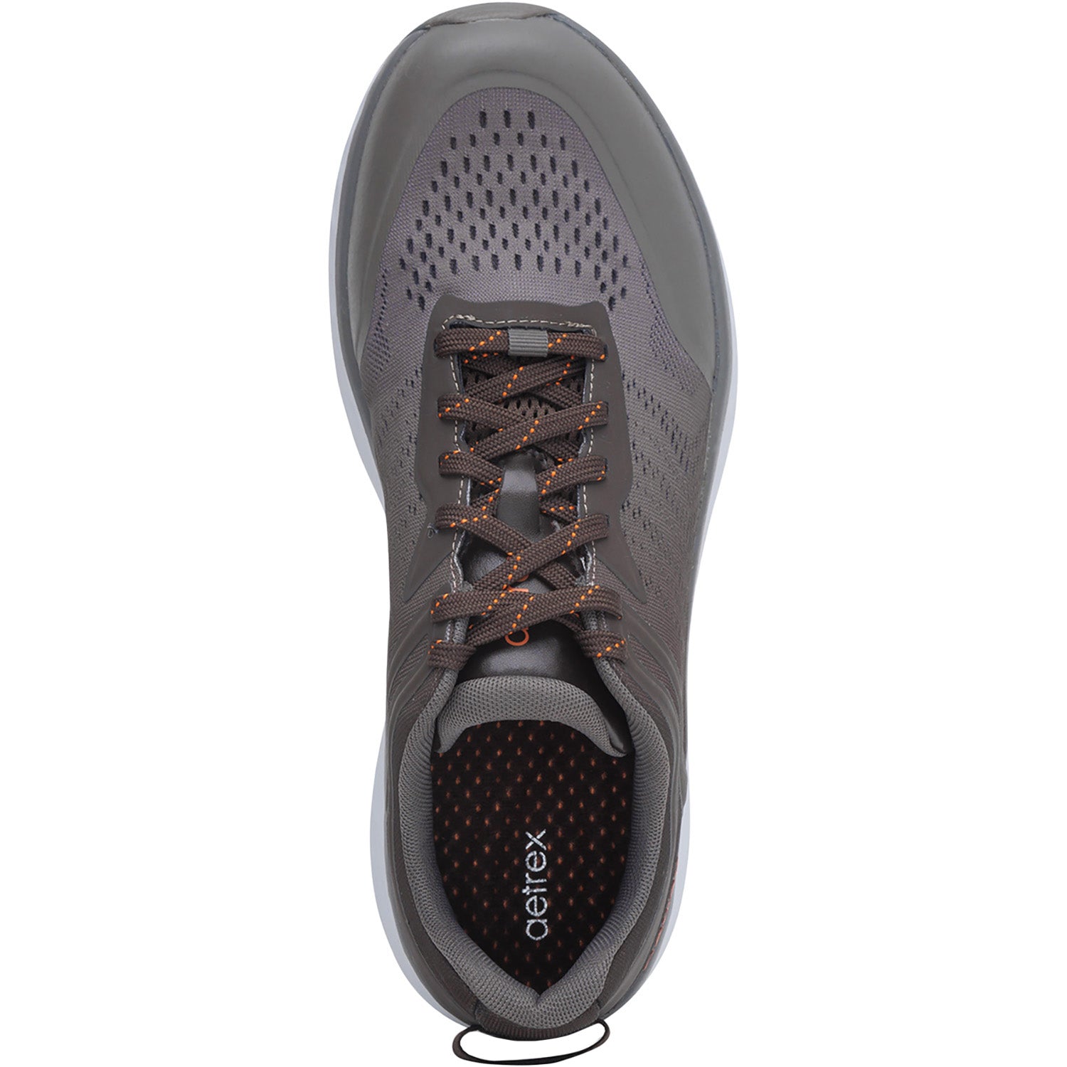Mens Aetrex Aetrex Chase Men's Athletic Shoes Grey Mesh Grey Mesh