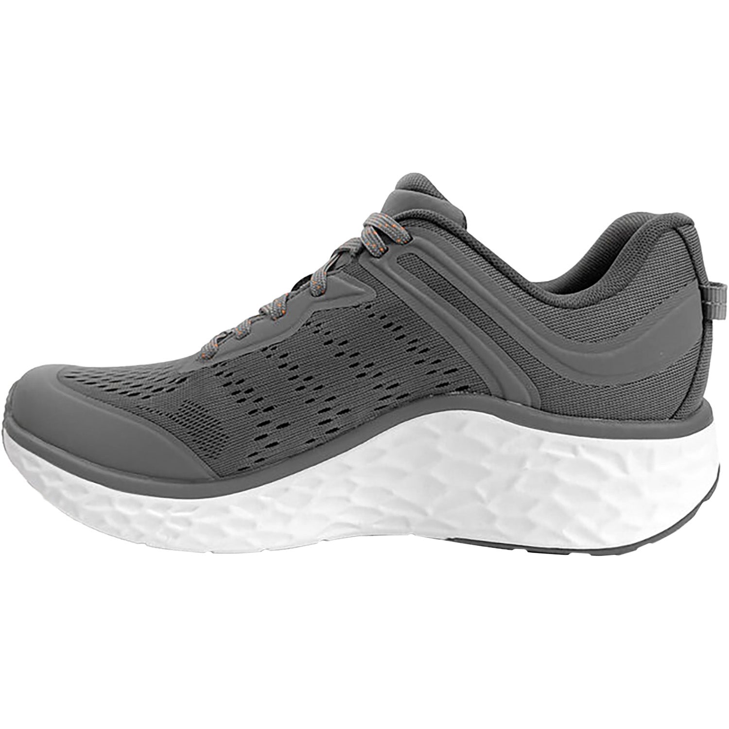 Mens Aetrex Aetrex Chase Men's Athletic Shoes Grey Mesh Grey Mesh
