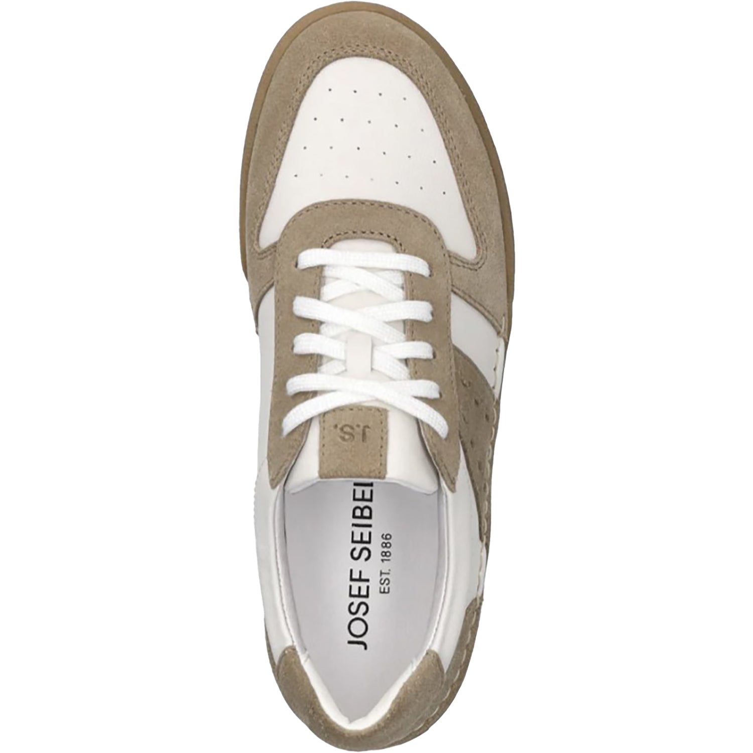 Womens Josef seibel Josef Seibel Claire 27 Women's Lace Up Shoes Beige K Suede Beige K Suede