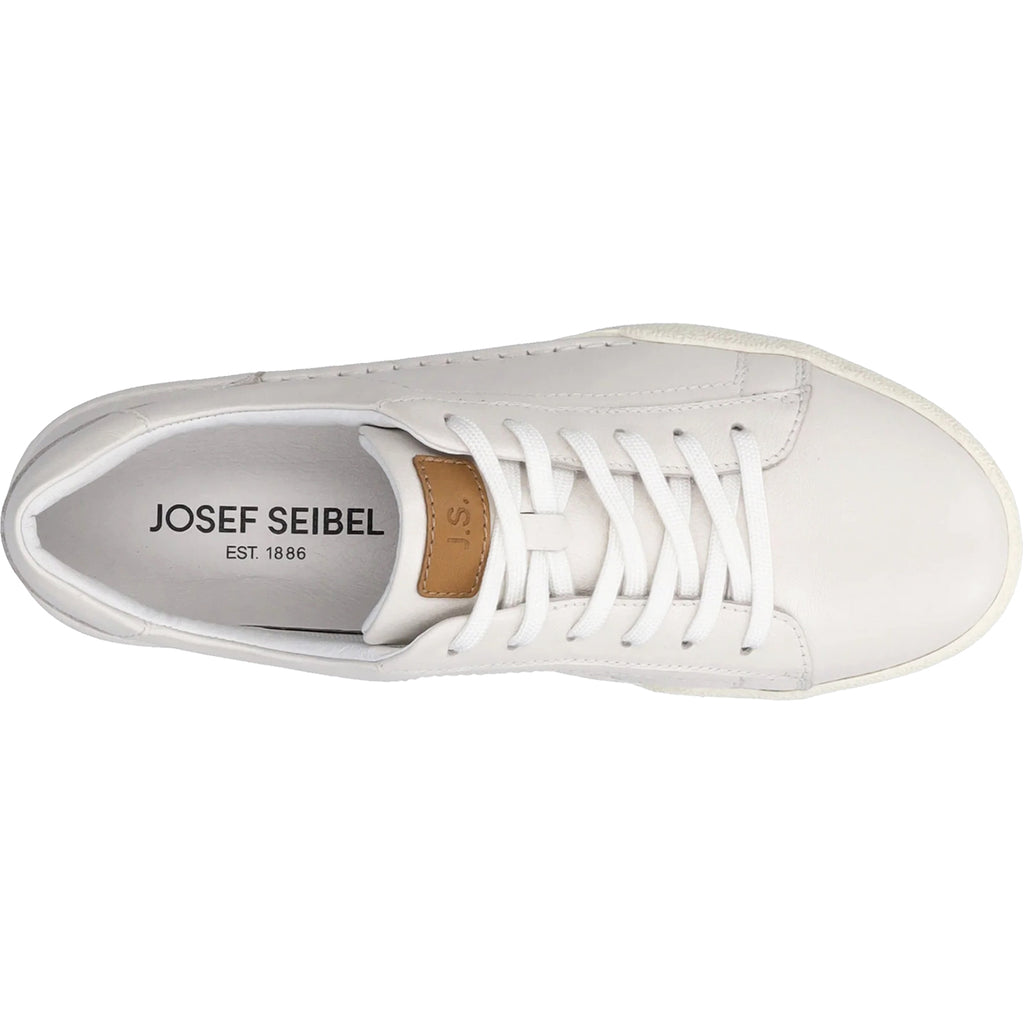 Womens Josef seibel Women's Josef Seibel Claire 01 White Leather White Leather
