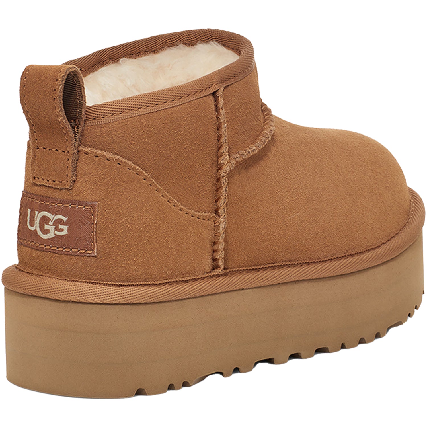 Kids' UGG Classic Ultra Mini Platform Chestnut Sheepskin Kids' UGG Classic Ultra Mini Platform Chestnut Sheepskin