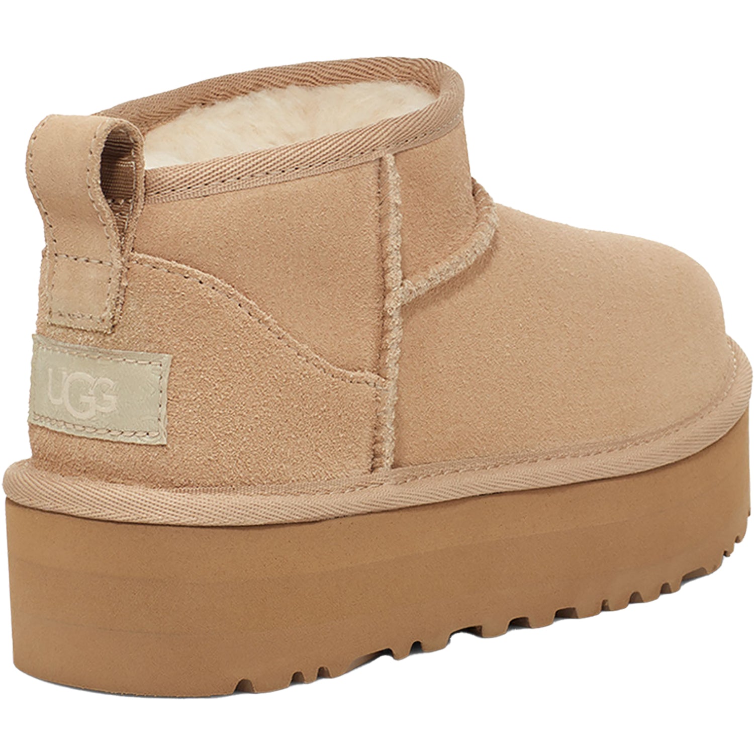 Kids' UGG Classic Ultra Mini Platform Sand Sheepskin Kids' UGG Classic Ultra Mini Platform Sand Sheepskin