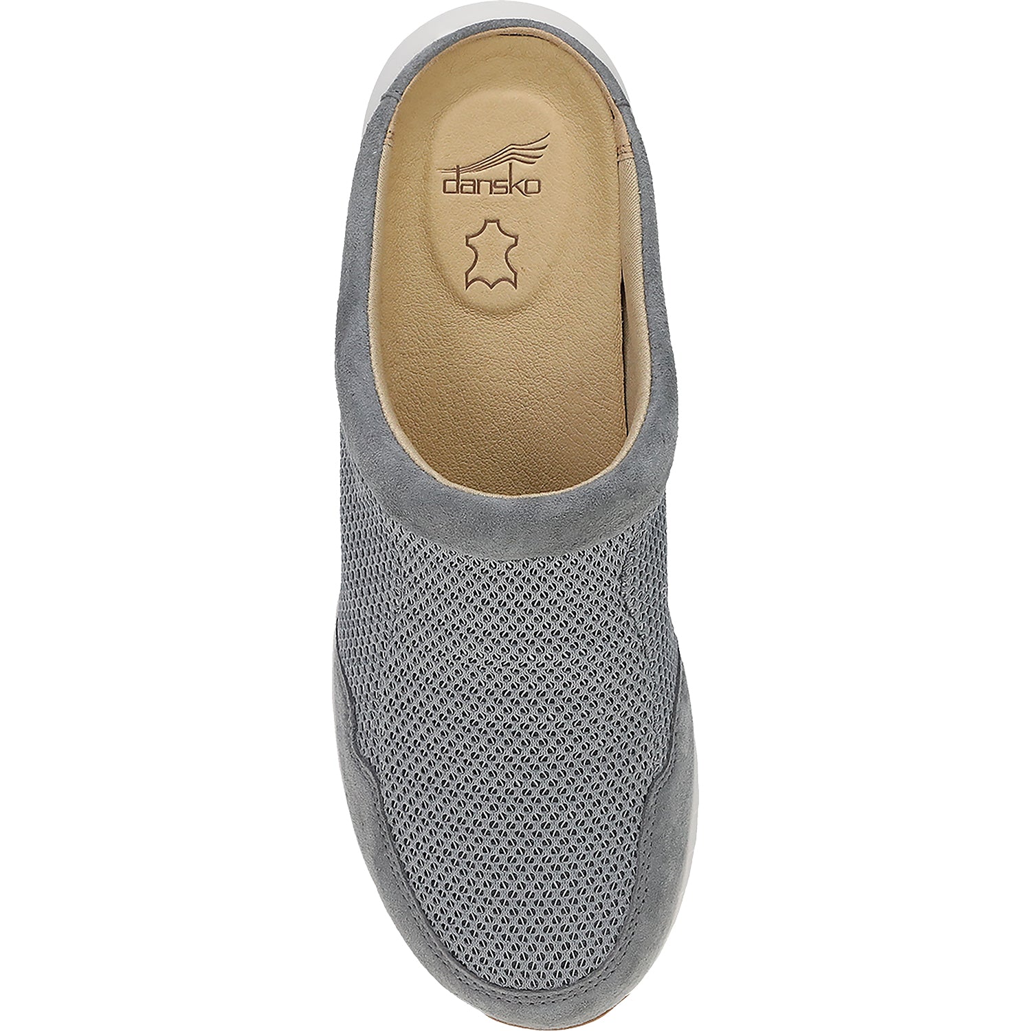 Womens Dansko Dansko Claudia Clog Women's Open Back Clogs Grey Mesh Grey Mesh
