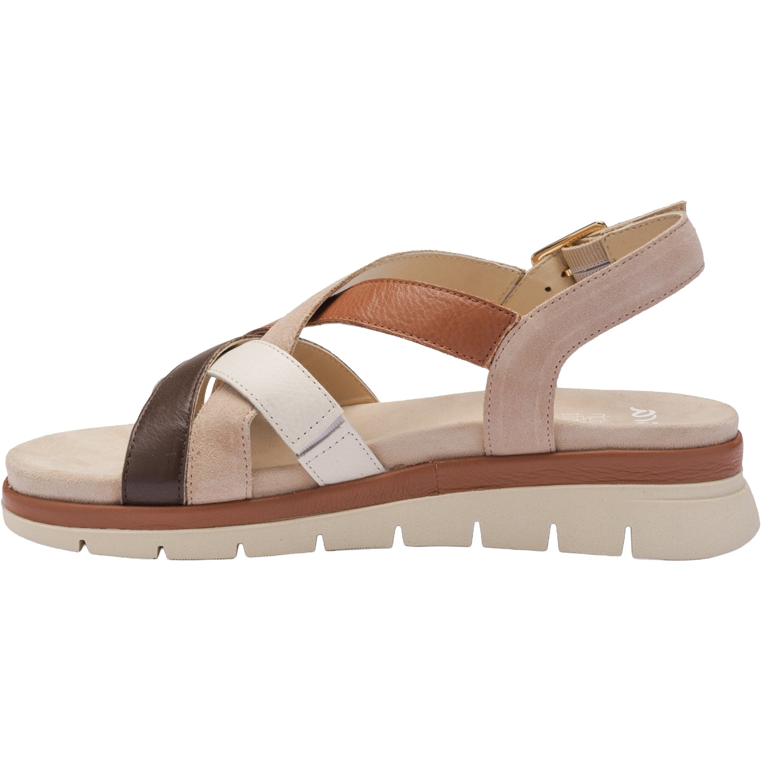 Womens Ara shoes Ara Clearwater Women's Sandals Cream/Mousse/Mocca Calf/Shell Suede Cream/Mousse/Mocca Calf/Shell Suede