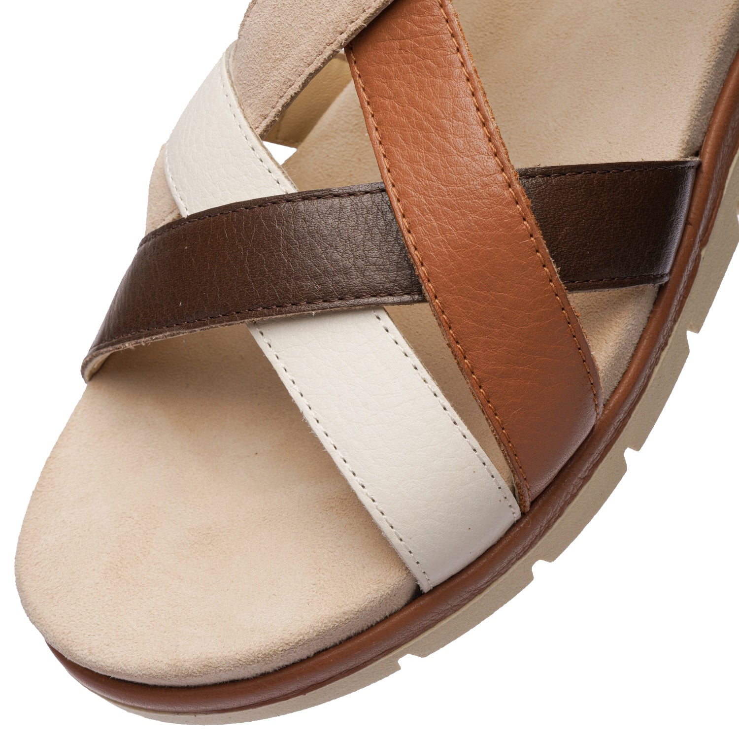 Womens Ara shoes Ara Clearwater Women's Sandals Cream/Mousse/Mocca Calf/Shell Suede Cream/Mousse/Mocca Calf/Shell Suede