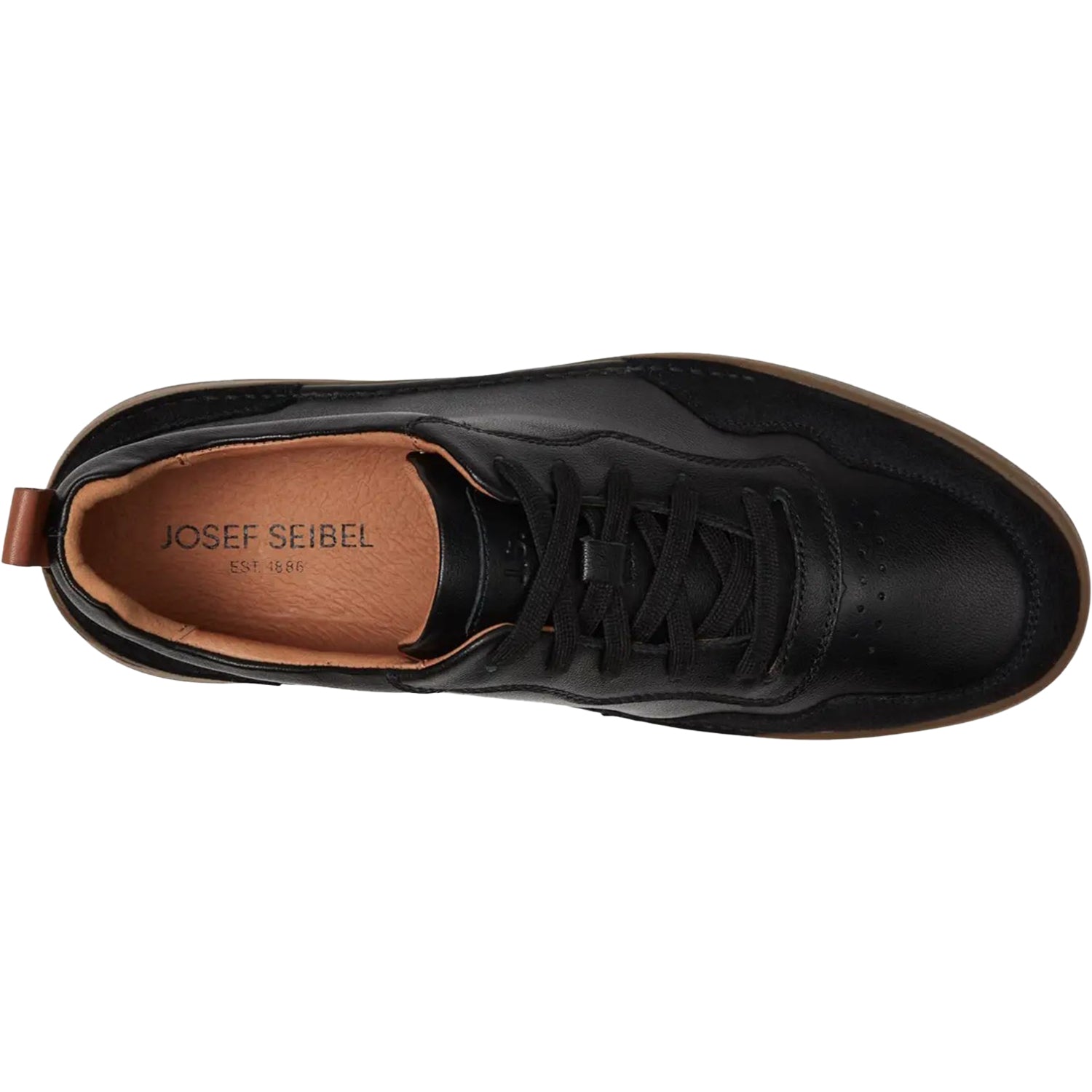 Mens Josef seibel Josef Seibel Cleve 01 Men's Lace Up Shoes Black Leather/Suede Combi Black Leather/Suede Combi