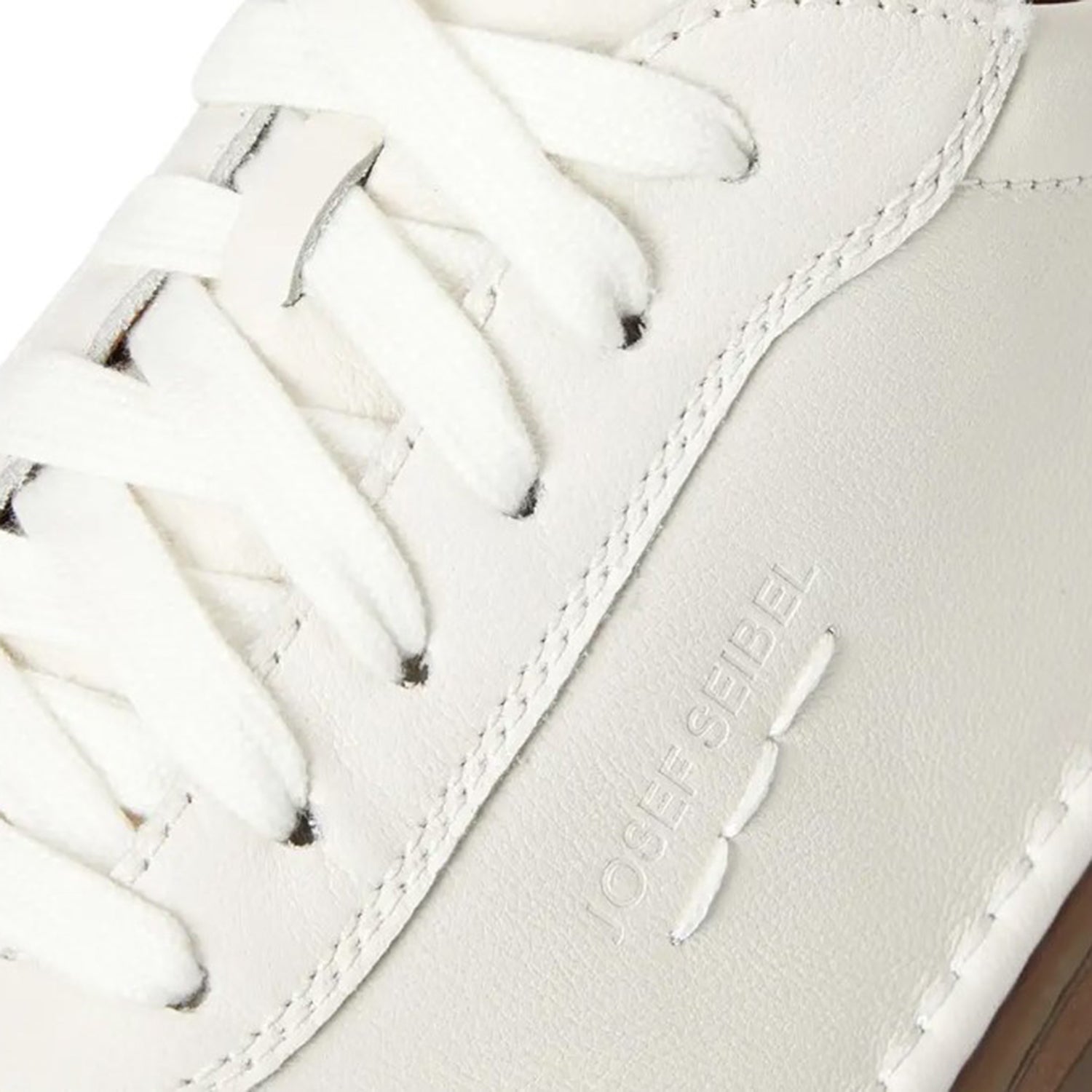 Mens Josef seibel Josef Seibel Cleve 07 Men's Lace Up Shoes White Leather/Suede Combi White Leather/Suede Combi